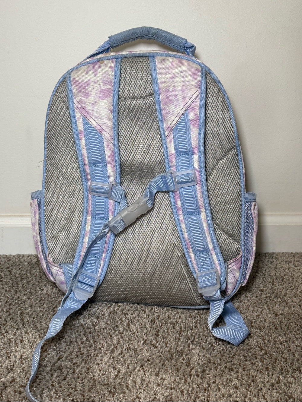 Pottery Barn Kids Mackenzie Lavender Heart Tie-Dye backpack bundle - Picture 3 of 9